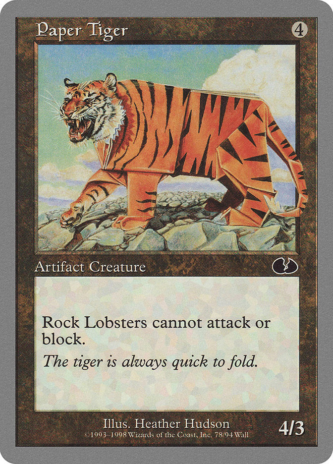 Paper Tiger [Unglued] | Boutique FDB TCG