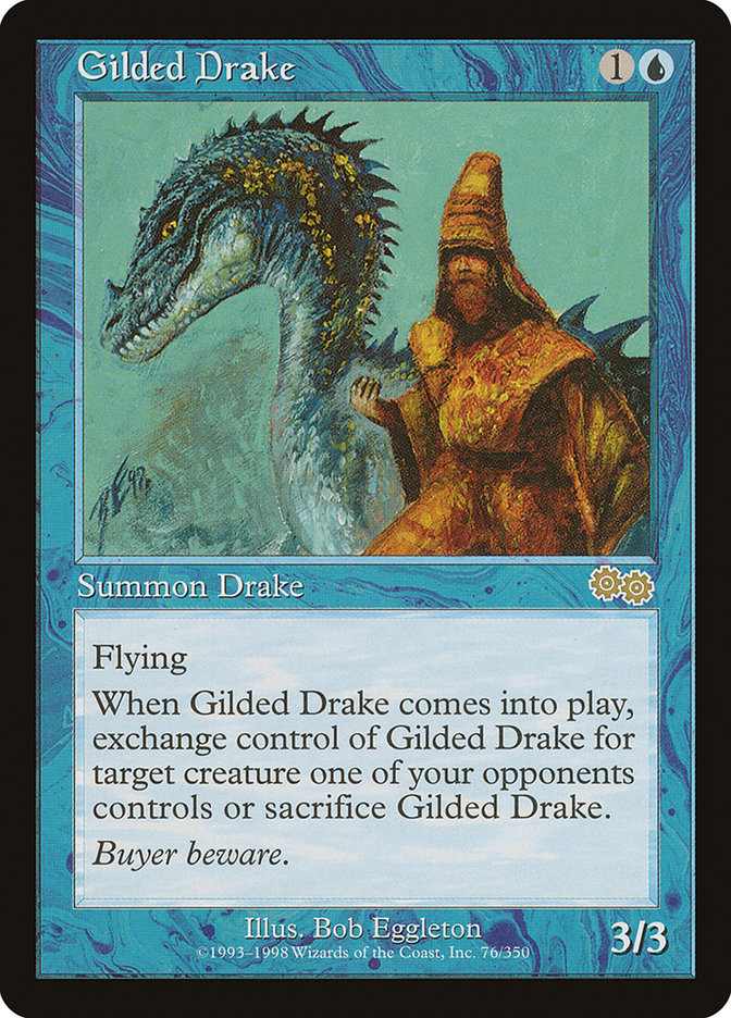 Gilded Drake [Urza's Saga] | Boutique FDB TCG