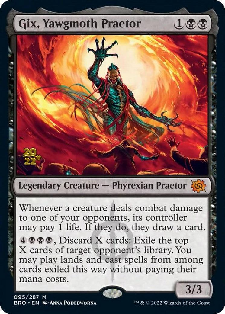 Gix, Yawgmoth Praetor [The Brothers' War Prerelease Promos] | Boutique FDB TCG