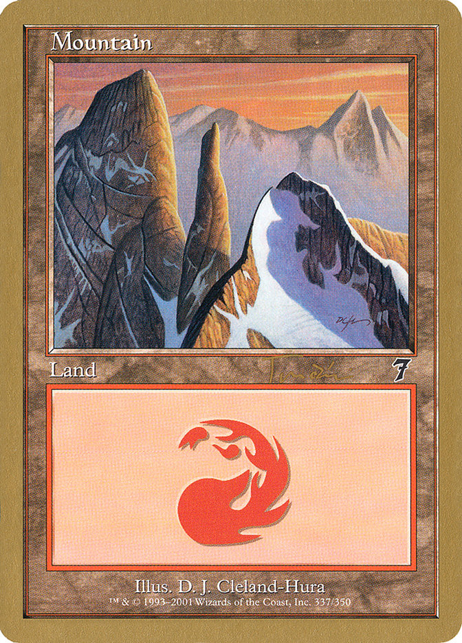 Mountain (jt337) (Jan Tomcani) [World Championship Decks 2001] | Boutique FDB TCG