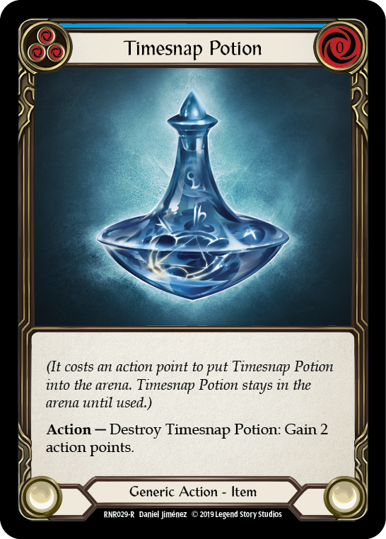 Timesnap Potion [RNR029-R] (Rhinar Hero Deck)  1st Edition Normal | Boutique FDB TCG