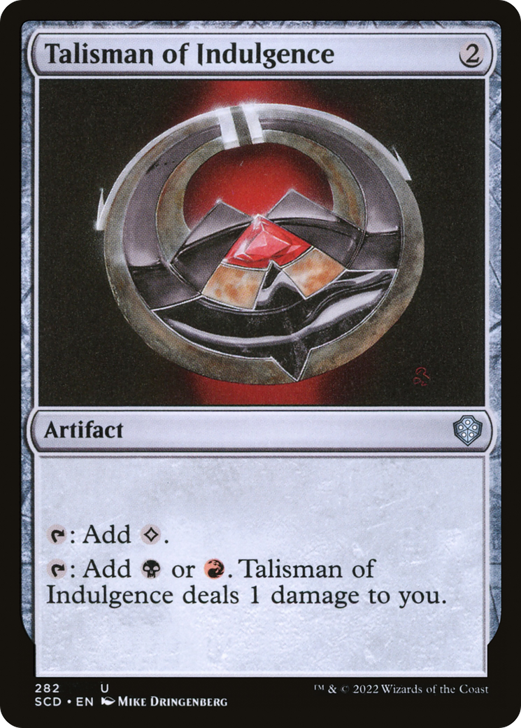 Talisman of Indulgence [Starter Commander Decks] | Boutique FDB TCG