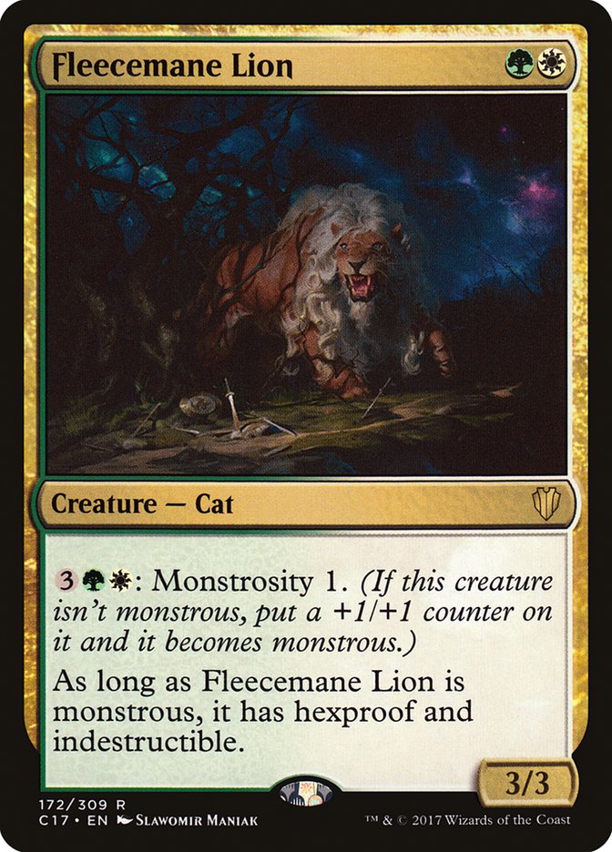 Fleecemane Lion [Commander 2017] | Boutique FDB TCG