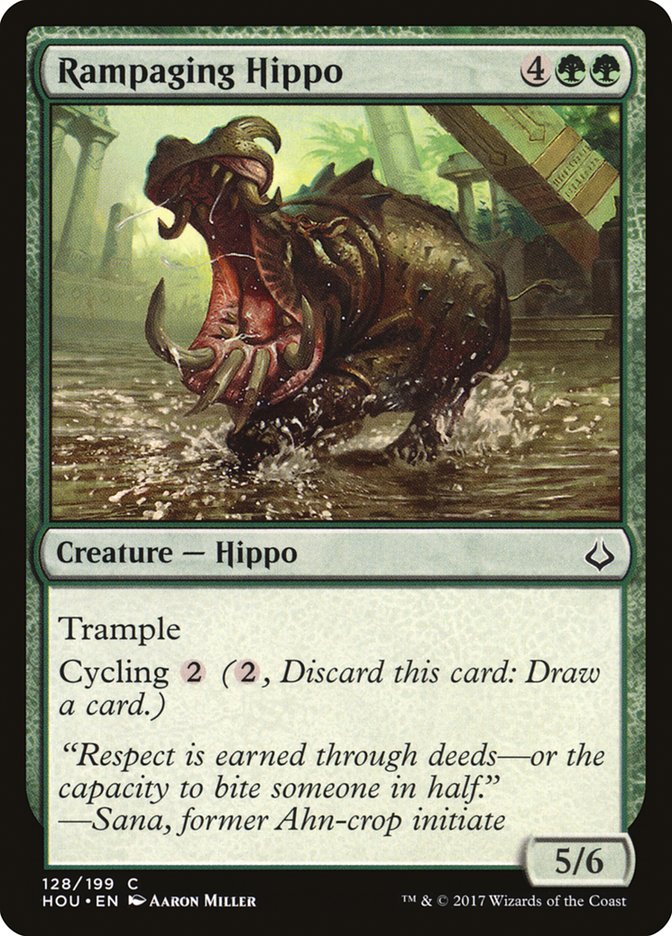 Rampaging Hippo [Hour of Devastation] | Boutique FDB TCG