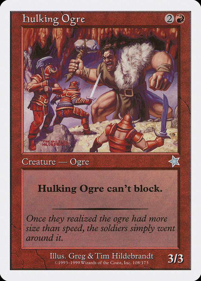 Hulking Ogre [Starter 1999] | Boutique FDB TCG