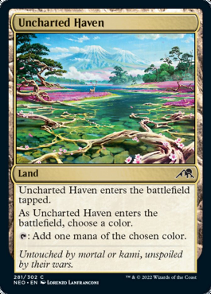 Uncharted Haven [Kamigawa: Neon Dynasty] | Boutique FDB TCG