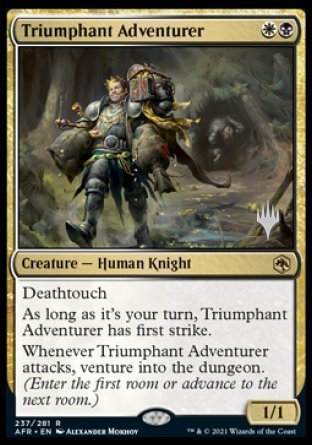 Triumphant Adventurer (Promo Pack) [Dungeons & Dragons: Adventures in the Forgotten Realms Promos] | Boutique FDB TCG