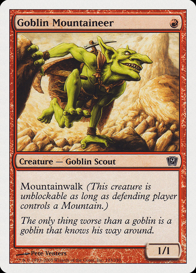 Goblin Mountaineer [Ninth Edition] | Boutique FDB TCG