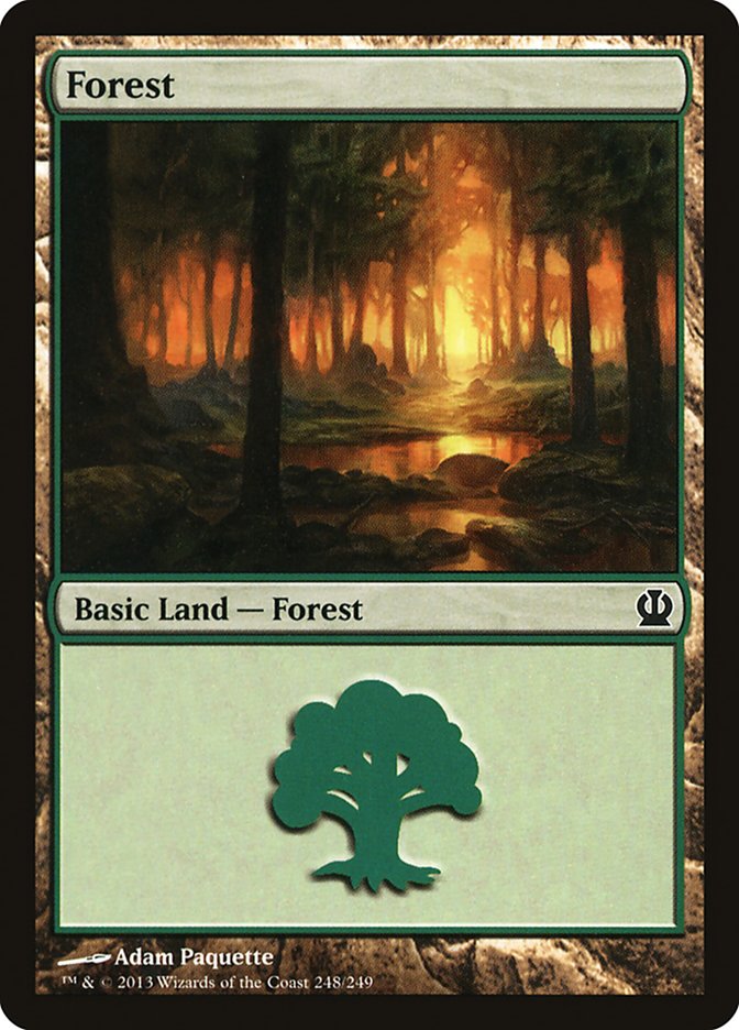 Forest (248) [Theros] | Boutique FDB TCG
