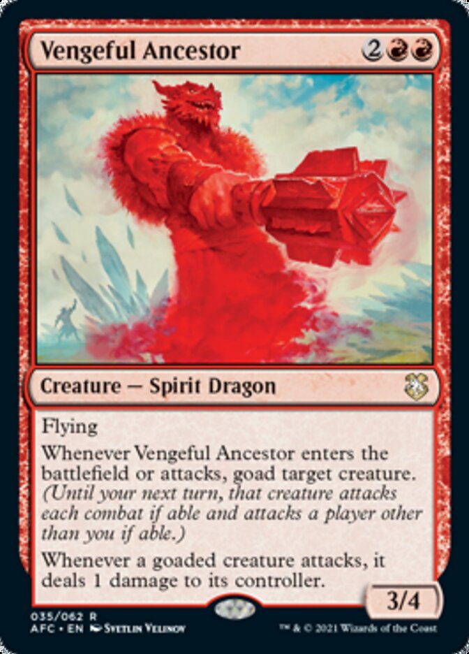 Vengeful Ancestor [Dungeons & Dragons: Adventures in the Forgotten Realms Commander] | Boutique FDB TCG