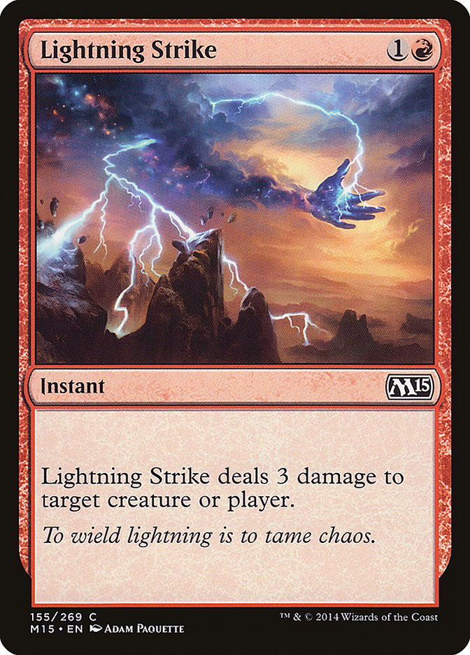 Lightning Strike [Magic 2015] | Boutique FDB TCG