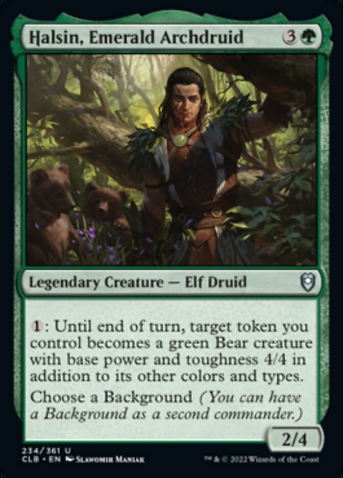 Halsin, Emerald Archdruid [Commander Legends: Battle for Baldur's Gate] | Boutique FDB TCG