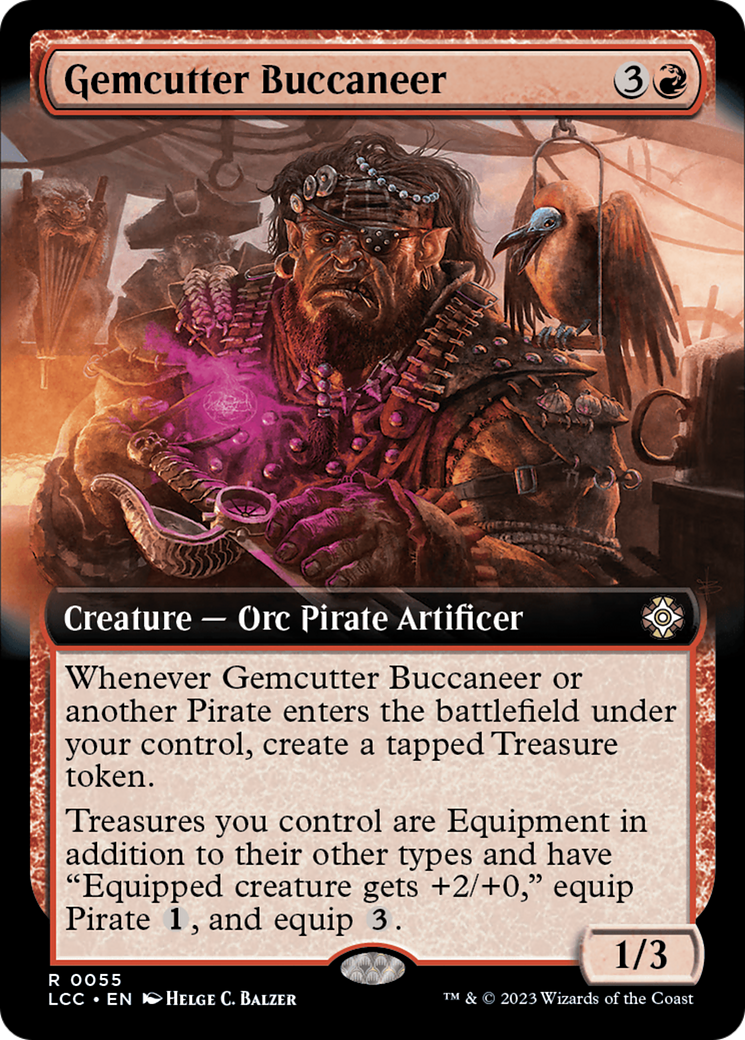 Gemcutter Buccaneer (Extended Art) [The Lost Caverns of Ixalan Commander] | Boutique FDB TCG