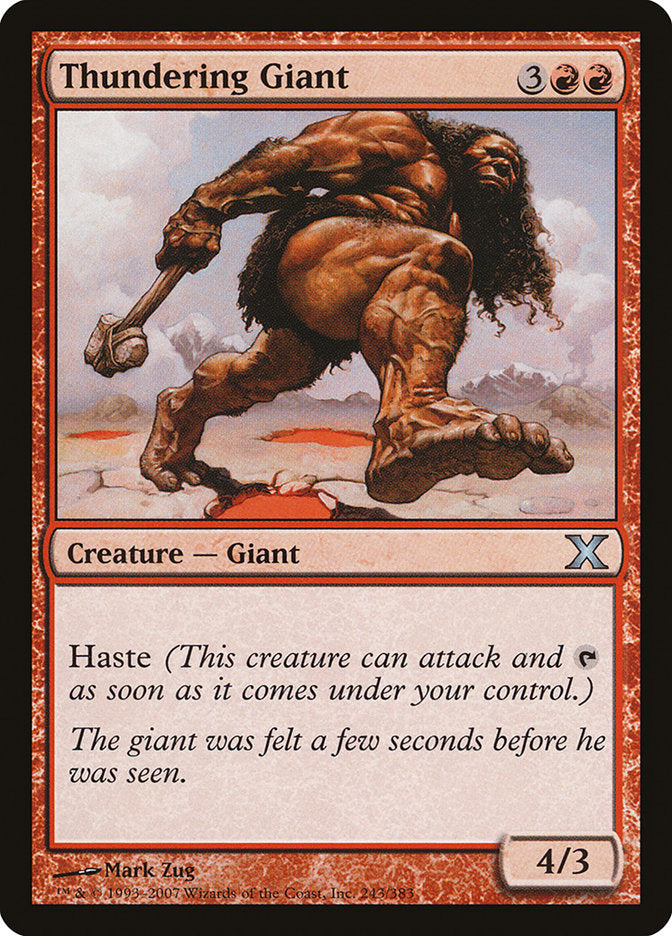 Thundering Giant [Tenth Edition] | Boutique FDB TCG