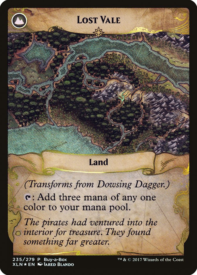 Dowsing Dagger // Lost Vale (Buy-A-Box) [Ixalan Treasure Chest] | Boutique FDB TCG