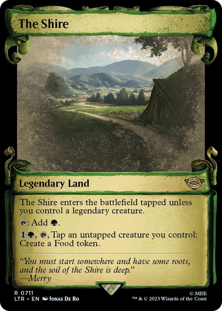 The Shire [The Lord of the Rings: Tales of Middle-Earth Showcase Scrolls] | Boutique FDB TCG