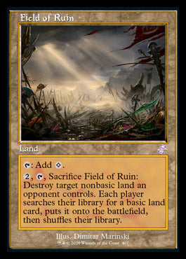 Field of Ruin (Timeshifted) [Time Spiral Remastered] | Boutique FDB TCG