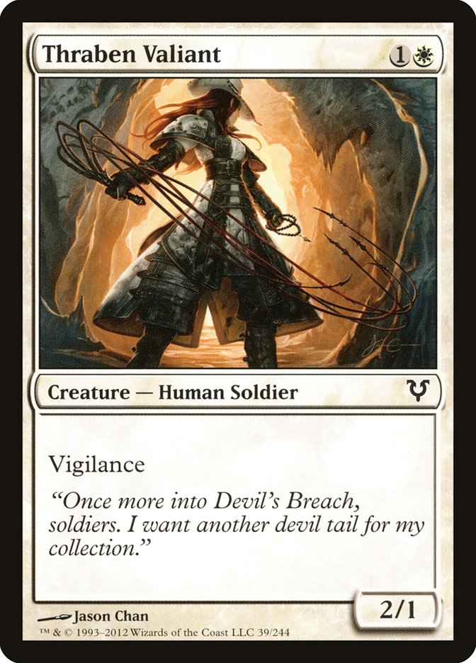 Thraben Valiant [Avacyn Restored] | Boutique FDB TCG
