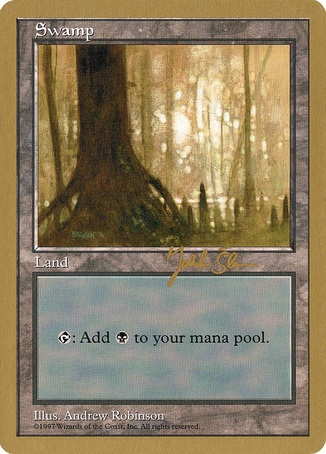 Swamp (js441) (Jakub Slemr) [World Championship Decks 1997] | Boutique FDB TCG