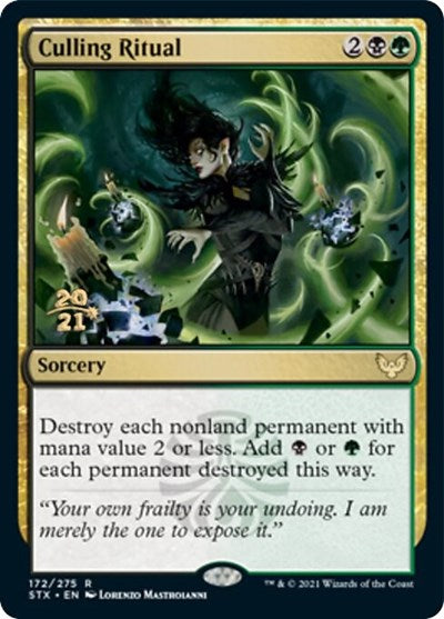 Culling Ritual [Strixhaven: School of Mages Prerelease Promos] | Boutique FDB TCG