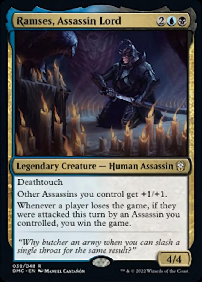 Ramses, Assassin Lord [Dominaria United Commander] | Boutique FDB TCG