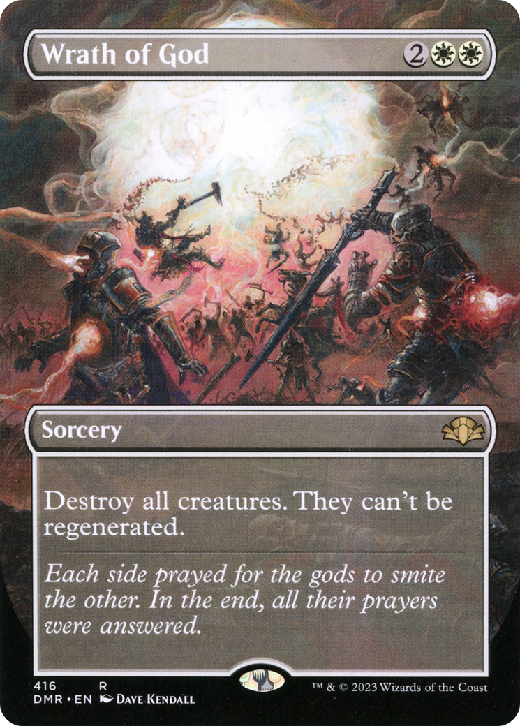 Wrath of God (Borderless Alternate Art) [Dominaria Remastered] | Boutique FDB TCG