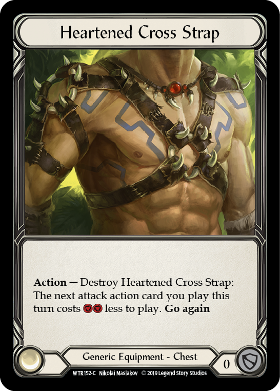 Heartened Cross Strap [WTR152-C] (Welcome to Rathe)  Alpha Print Cold Foil | Boutique FDB TCG