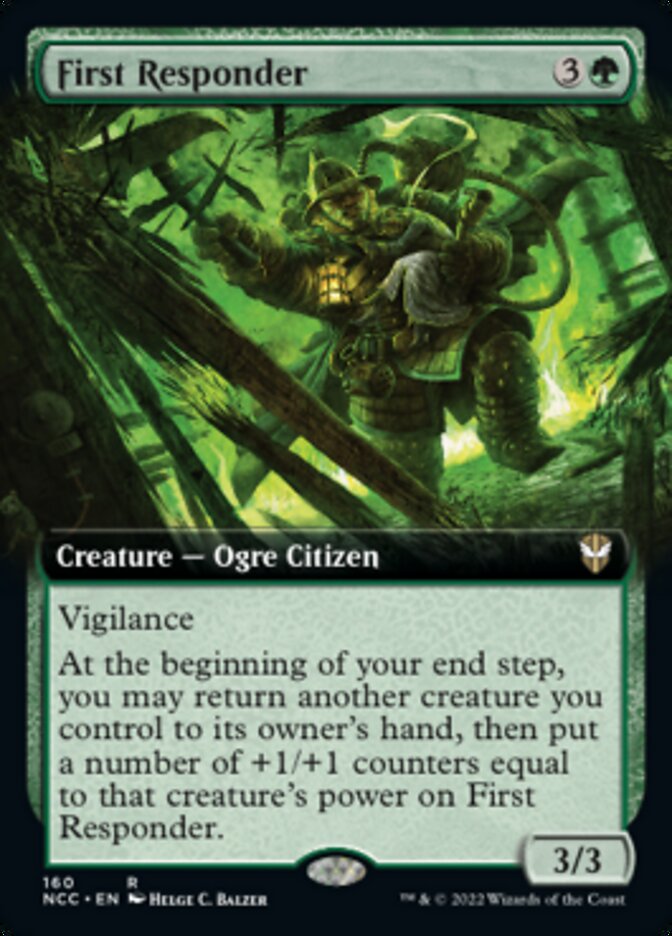 First Responder (Extended Art) [Streets of New Capenna Commander] | Boutique FDB TCG