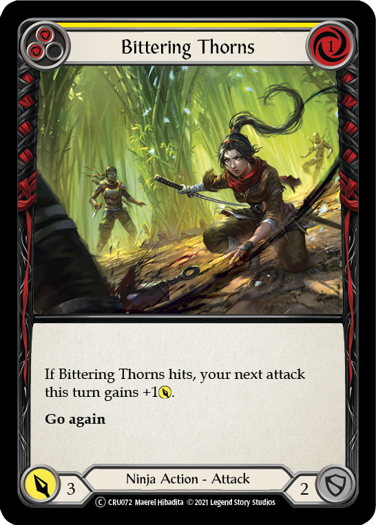 Bittering Thorns [U-CRU072] (Crucible of War Unlimited)  Unlimited Normal | Boutique FDB TCG