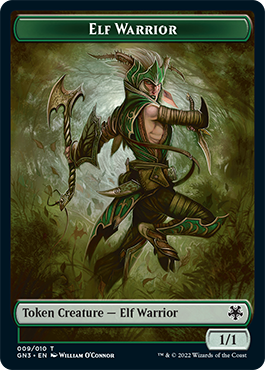 Bird Illusion // Elf Warrior Double-Sided Token [Game Night: Free-for-All Tokens] | Boutique FDB TCG