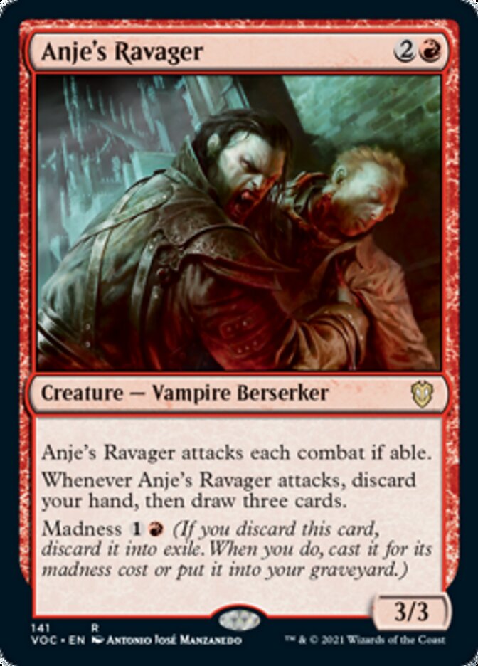 Anje's Ravager [Innistrad: Crimson Vow Commander] | Boutique FDB TCG