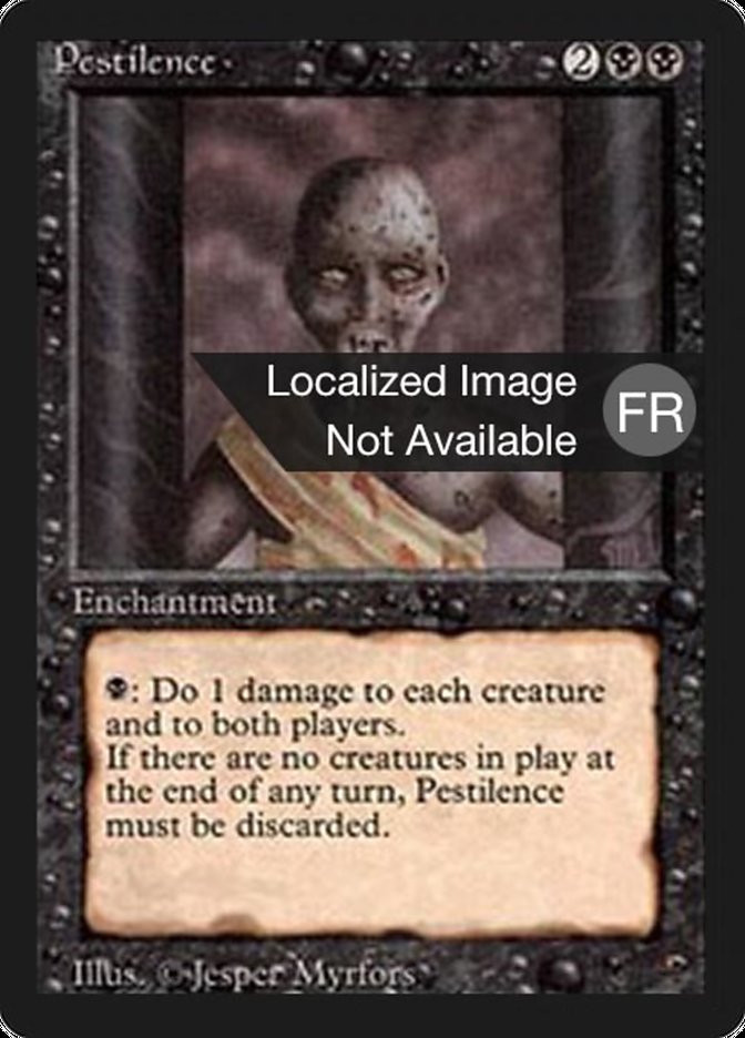 Pestilence [Foreign Black Border] | Boutique FDB TCG