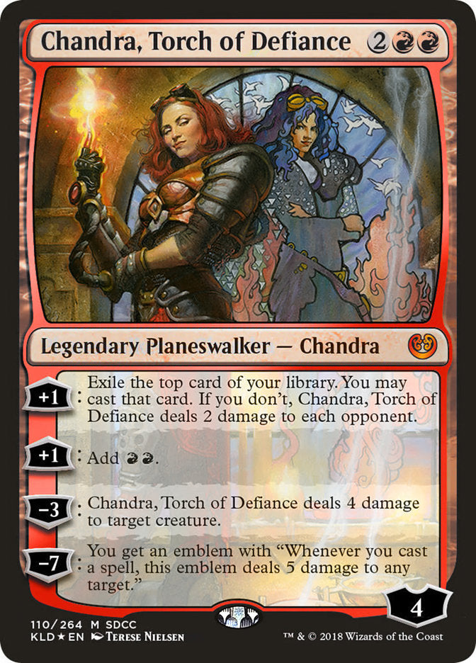 Chandra, Torch of Defiance [San Diego Comic-Con 2018] | Boutique FDB TCG