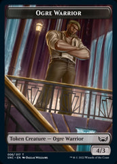 Ogre Warrior // Wizard Double-Sided Token [Streets of New Capenna Tokens] | Boutique FDB TCG