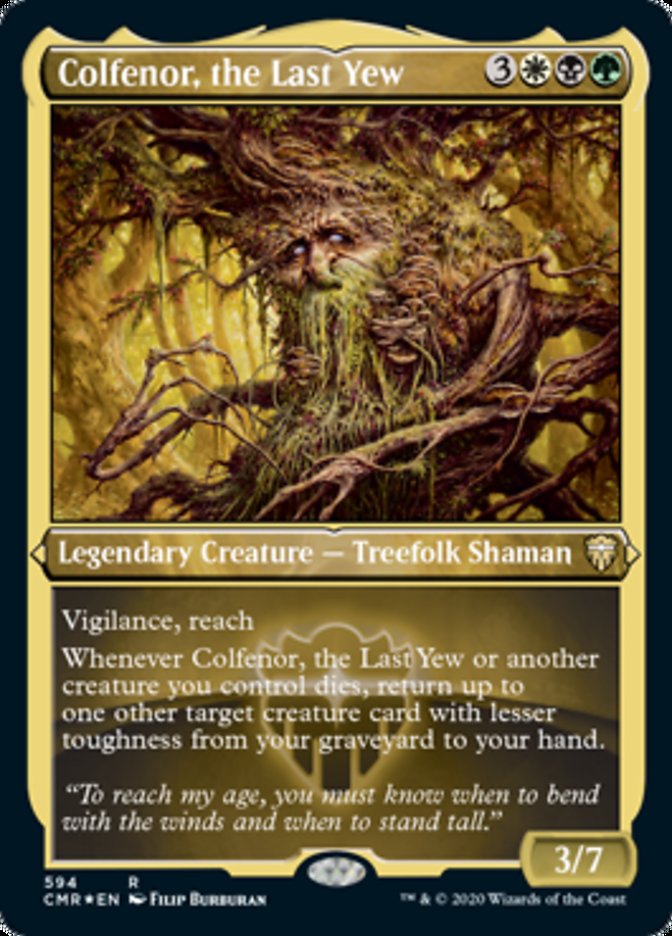 Colfenor, the Last Yew (Etched) [Commander Legends] | Boutique FDB TCG
