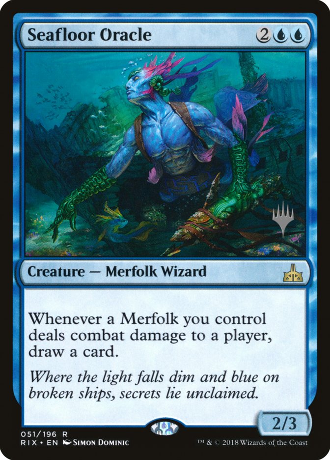 Seafloor Oracle (Promo Pack) [Rivals of Ixalan Promos] | Boutique FDB TCG