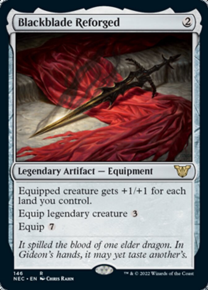 Blackblade Reforged [Kamigawa: Neon Dynasty Commander] | Boutique FDB TCG