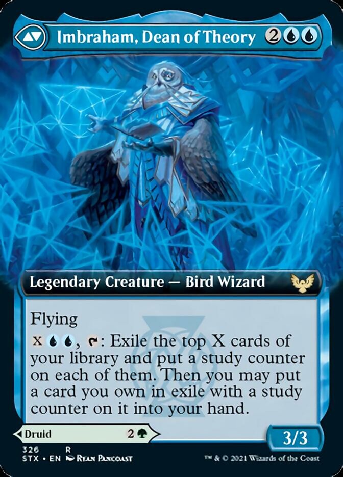 Kianne, Dean of Substance // Imbraham, Dean of Theory (Extended Art) [Strixhaven: School of Mages] | Boutique FDB TCG