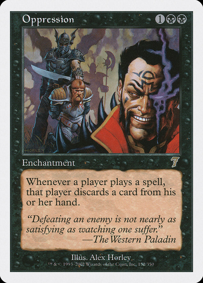 Oppression [Seventh Edition] | Boutique FDB TCG