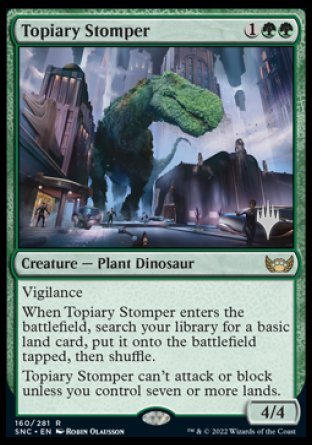 Topiary Stomper (Promo Pack) [Streets of New Capenna Promos] | Boutique FDB TCG