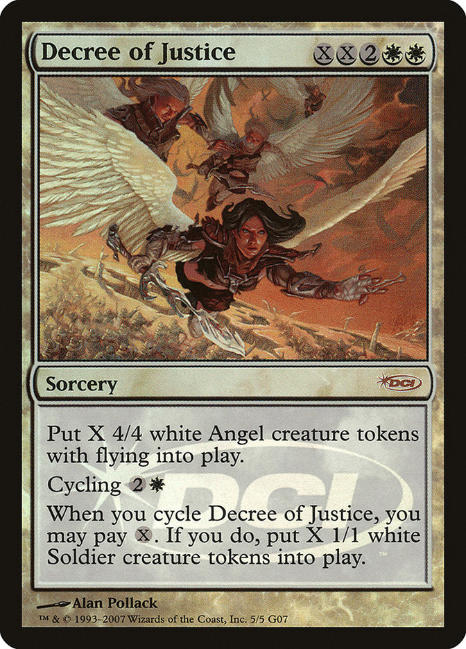 Decree of Justice [Judge Gift Cards 2007] | Boutique FDB TCG