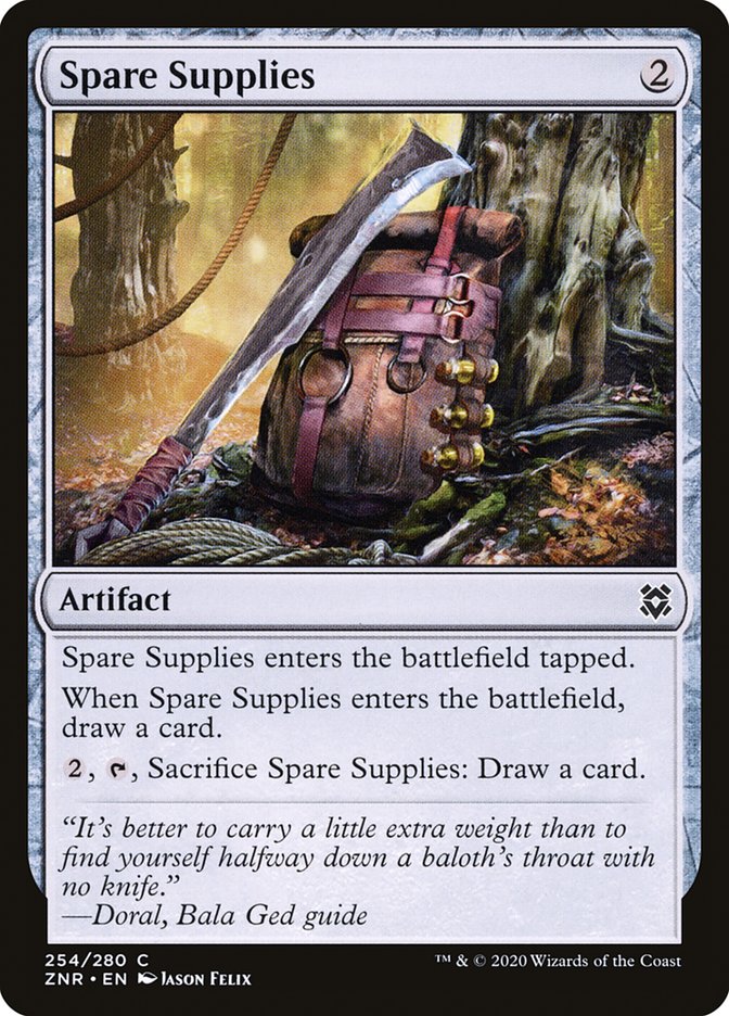 Spare Supplies [Zendikar Rising] | Boutique FDB TCG