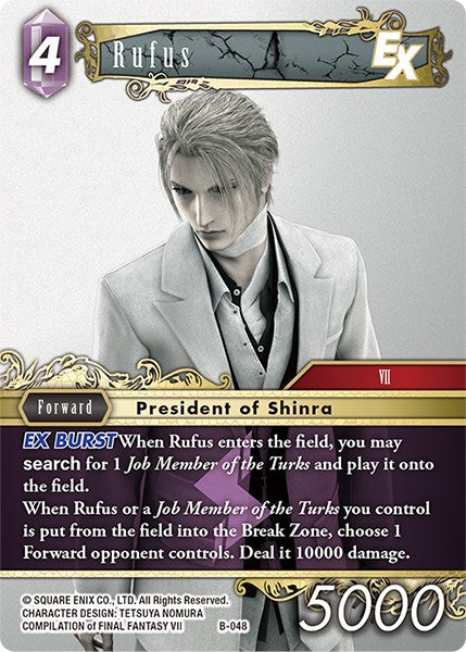 Rufus EX [Boss Deck: Final Fantasy VII] | Boutique FDB TCG