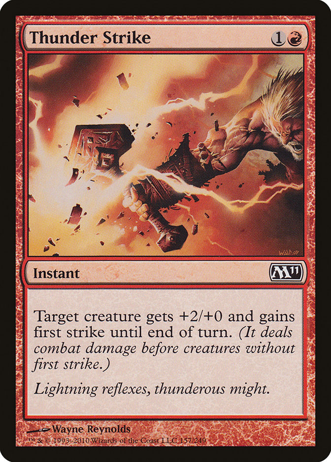 Thunder Strike [Magic 2011] | Boutique FDB TCG