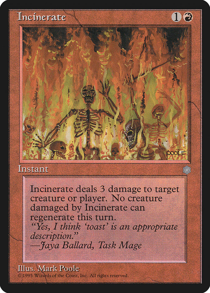 Incinerate [Ice Age] | Boutique FDB TCG