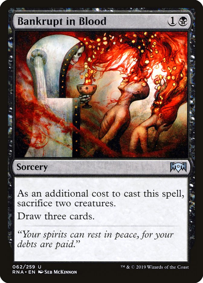 Bankrupt in Blood [Ravnica Allegiance] | Boutique FDB TCG