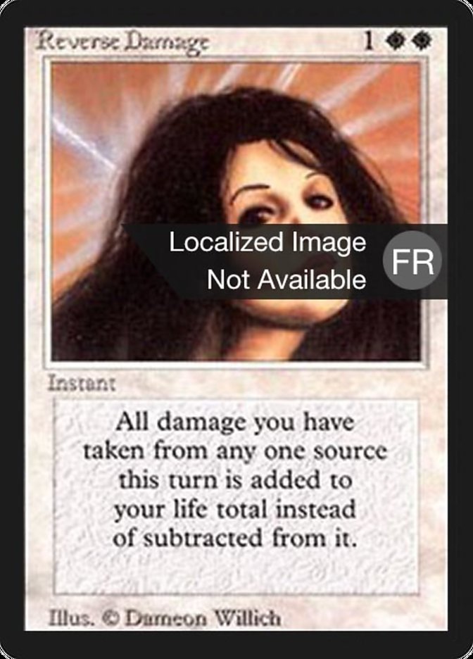 Reverse Damage [Foreign Black Border] | Boutique FDB TCG