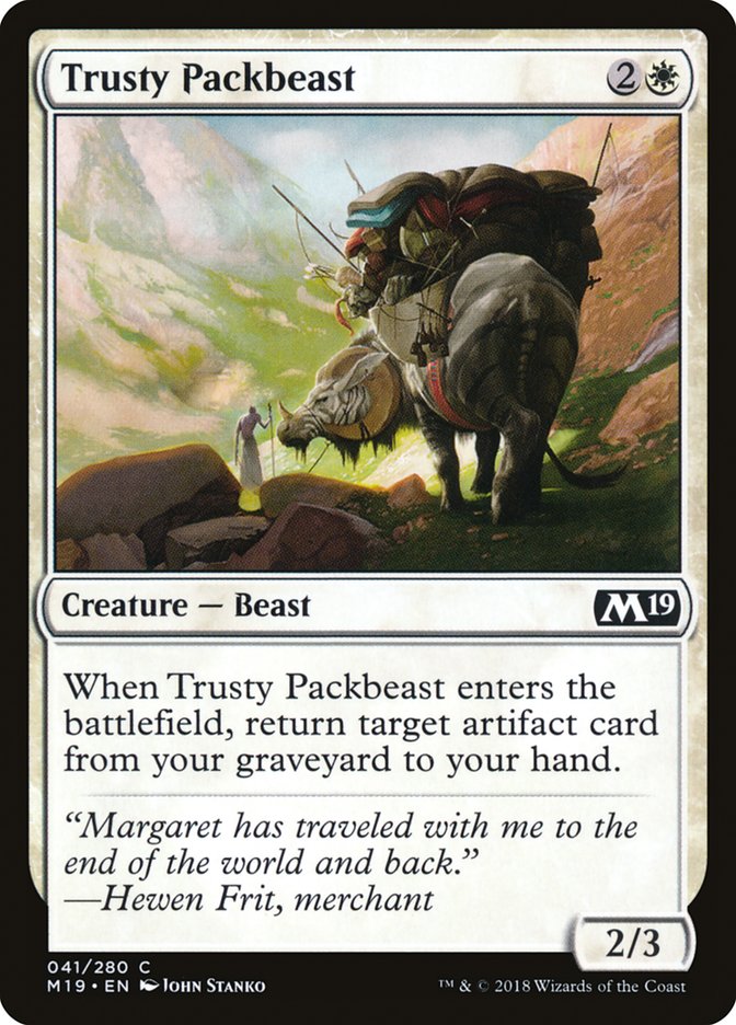 Trusty Packbeast [Core Set 2019] | Boutique FDB TCG