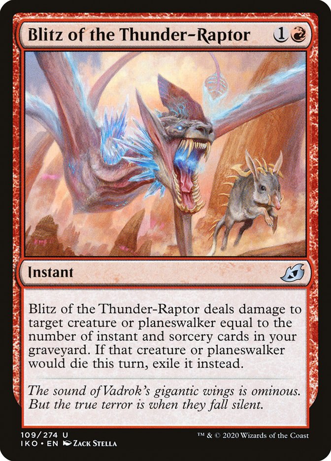 Blitz of the Thunder-Raptor [Ikoria: Lair of Behemoths] | Boutique FDB TCG