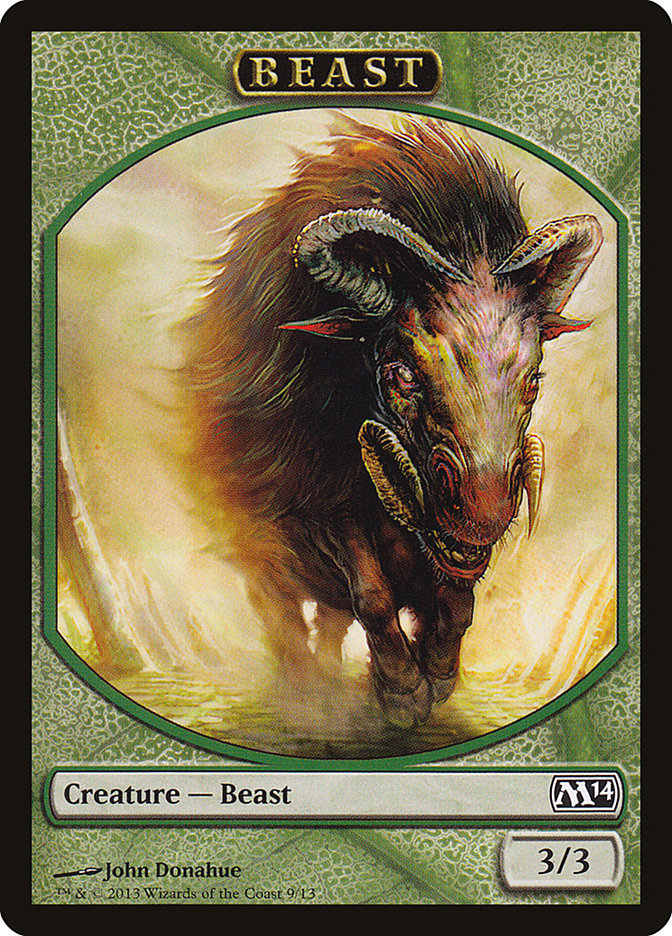 Beast Token [Magic 2014 Tokens] | Boutique FDB TCG